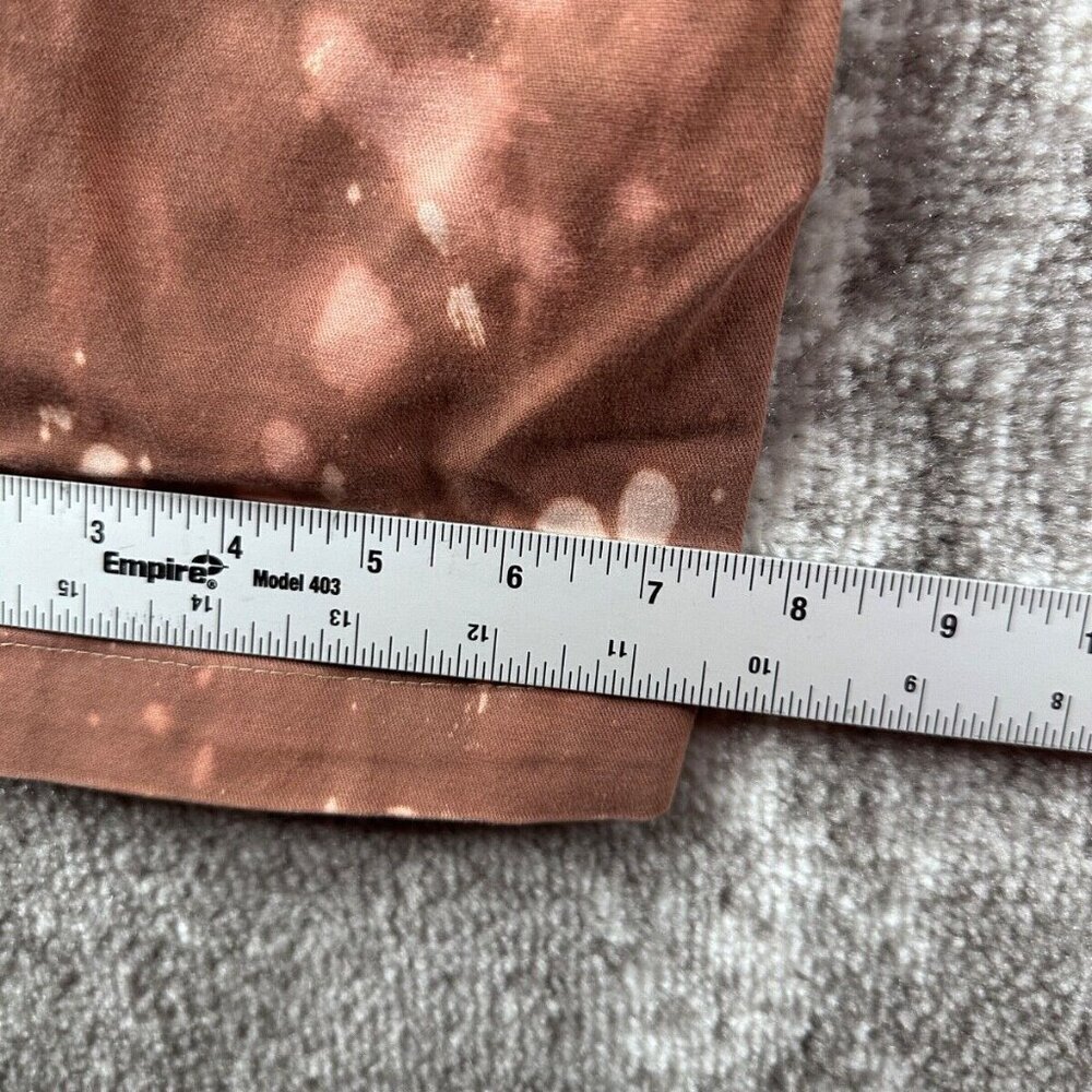 Levi's Pants Medium Womens Chino XX Brown Acid Tie Dye Pull On Canvas Stretch - Picture 6 of 10